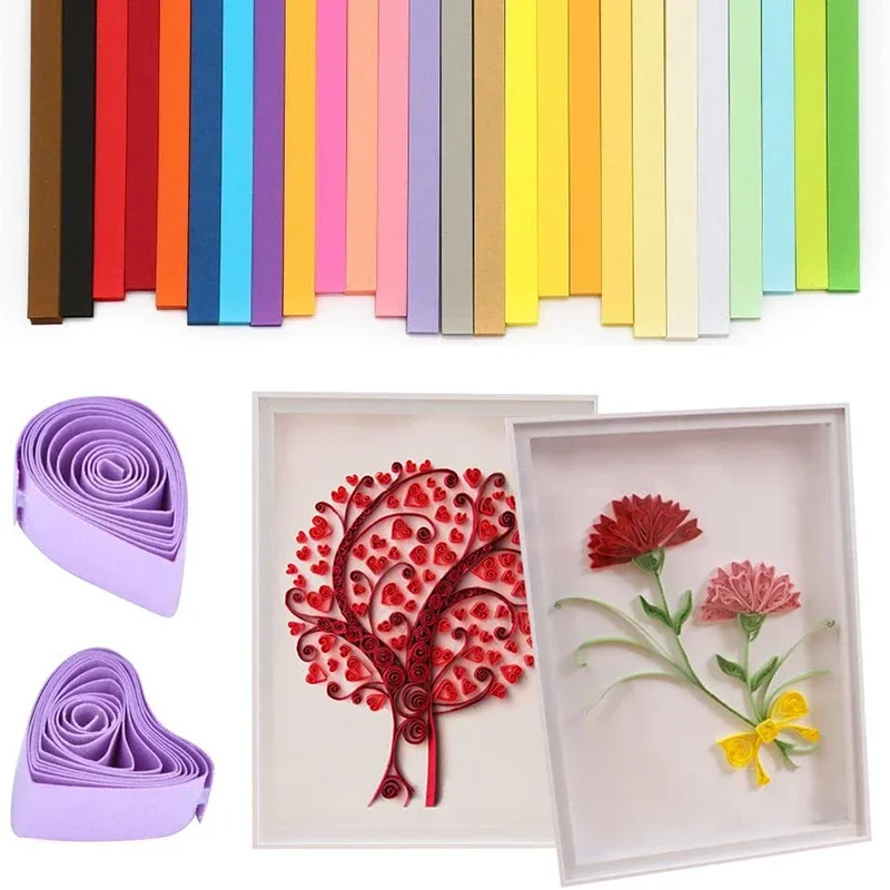 Folding Stars Paper Origami Strips Lucky Colorful Star Decor for Hand Arts Home Decor