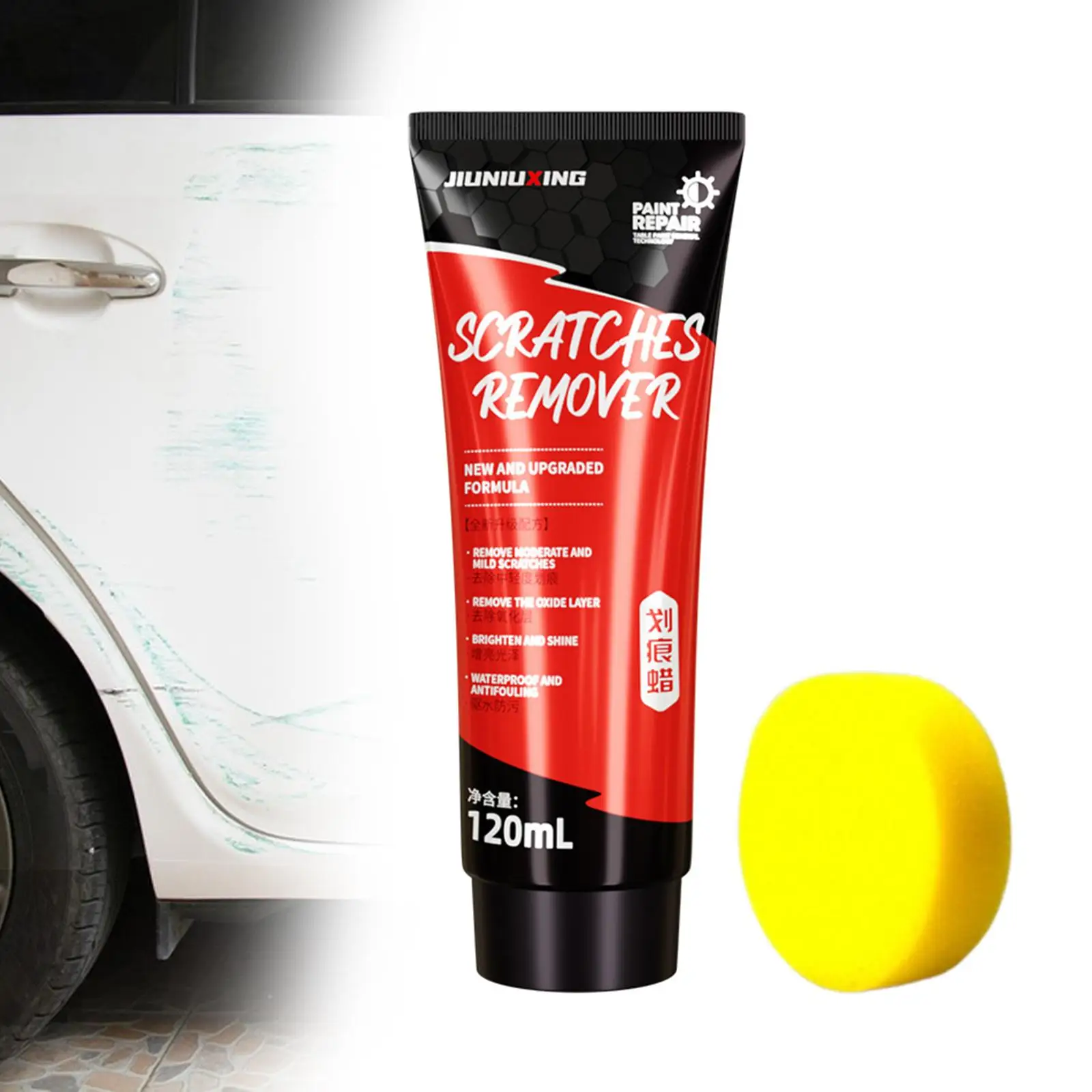 Car Scratch Repair Paste 120ml Paint Care Polishing Scratches Repairing Swirl Remover Coating Restore Car Scratch Remover