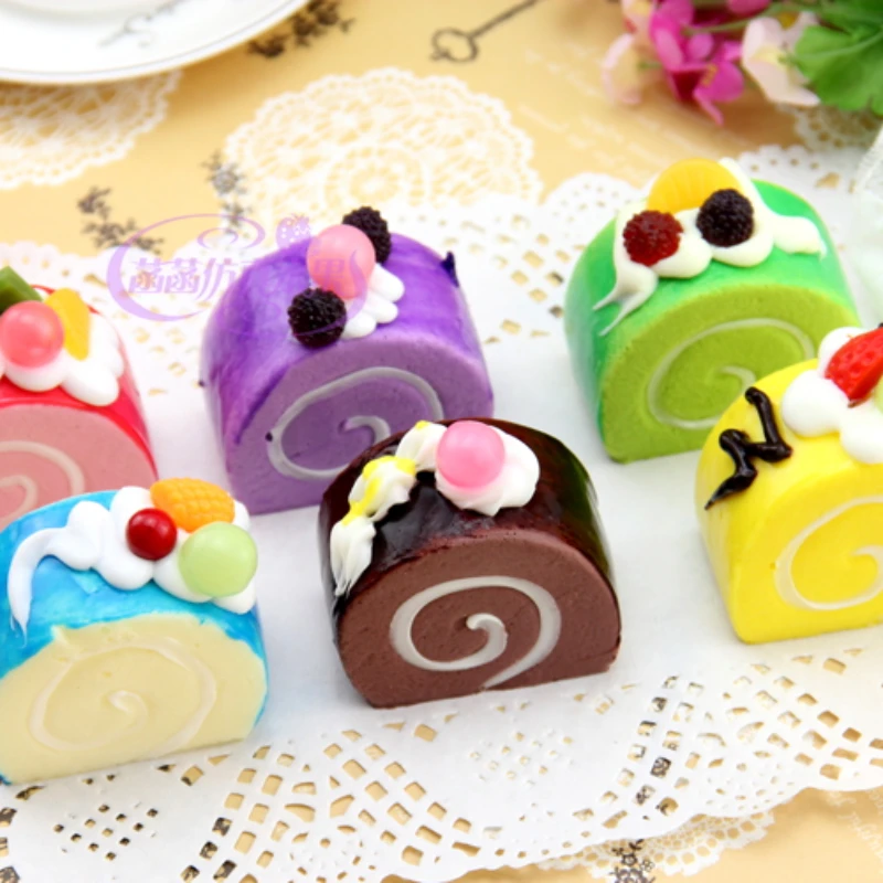 Food Model Food Photography Props Kitchen Food Toys Fake Food Prank Toys Artificial Fruit Cakes Dessert Fake Food Decorations Photography Food Simulation Cake Model Tea Home Decoration Kitchen Display
