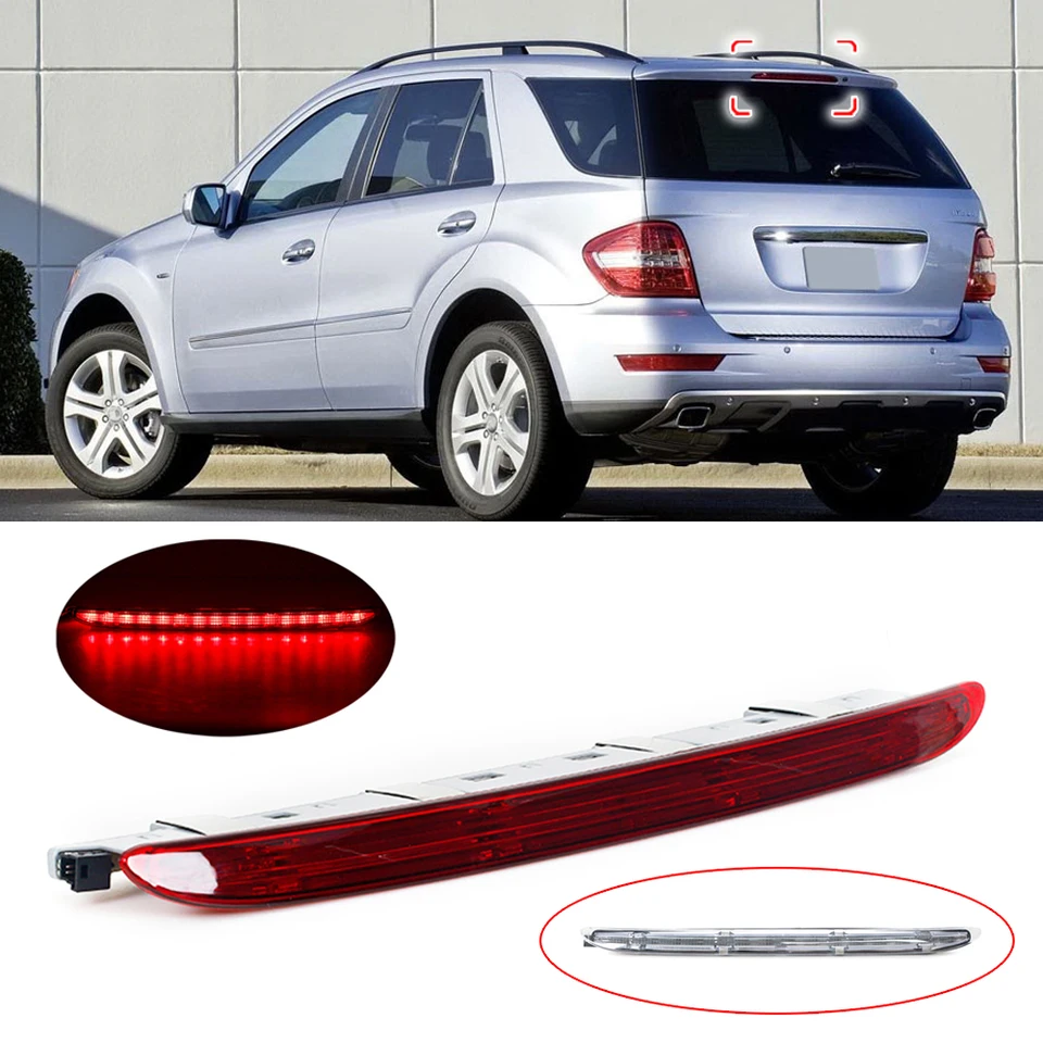 Third Brake Light For Mercedes GL450/GL320/GL550/GL350 2007-2012 - High Mount LED Stop Lamp