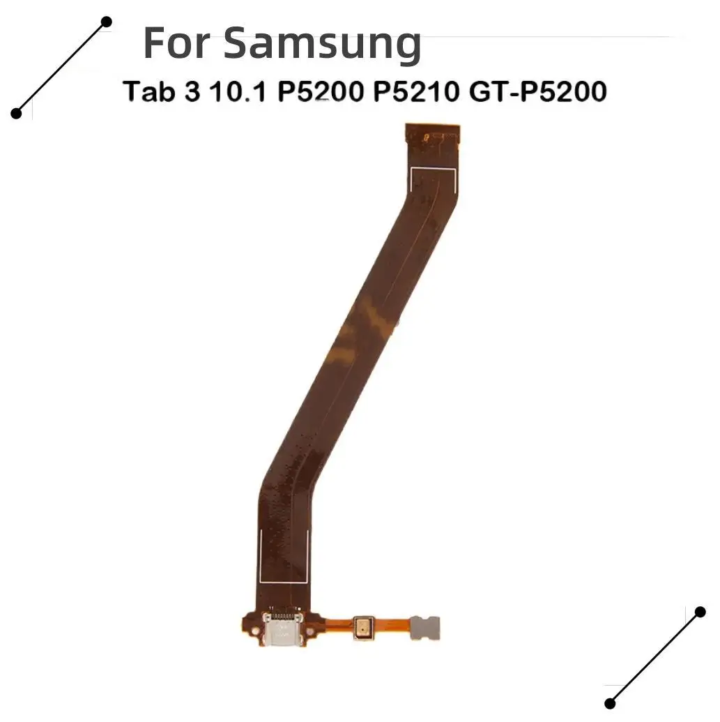 

Шлейф для зарядки Samsung Galaxy Tab 3 P5210 P5200, зарядное устройство, гибкий USB-кабель для зарядки, док-станция, Соединительный порт + микрофонные кабели