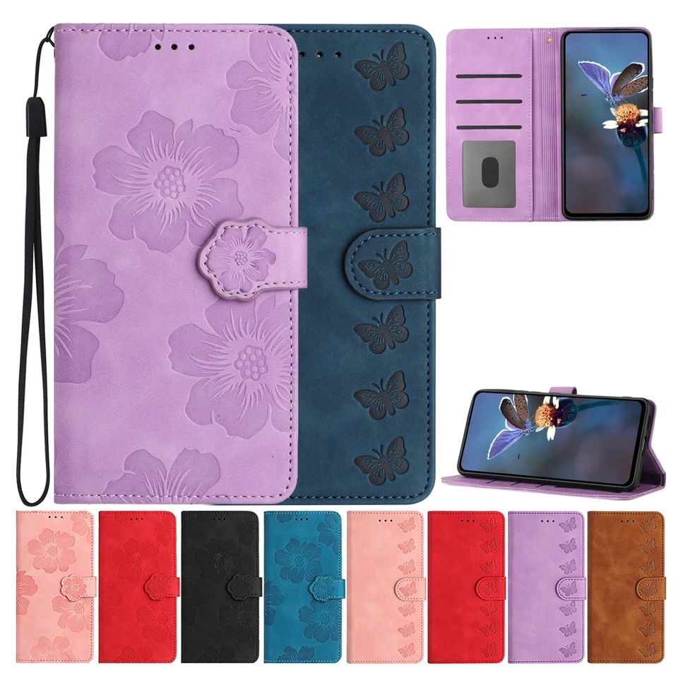 Portafoglio Flip Cover Custodia In Pelle Pu Per Sony Xperia - Foto 7
