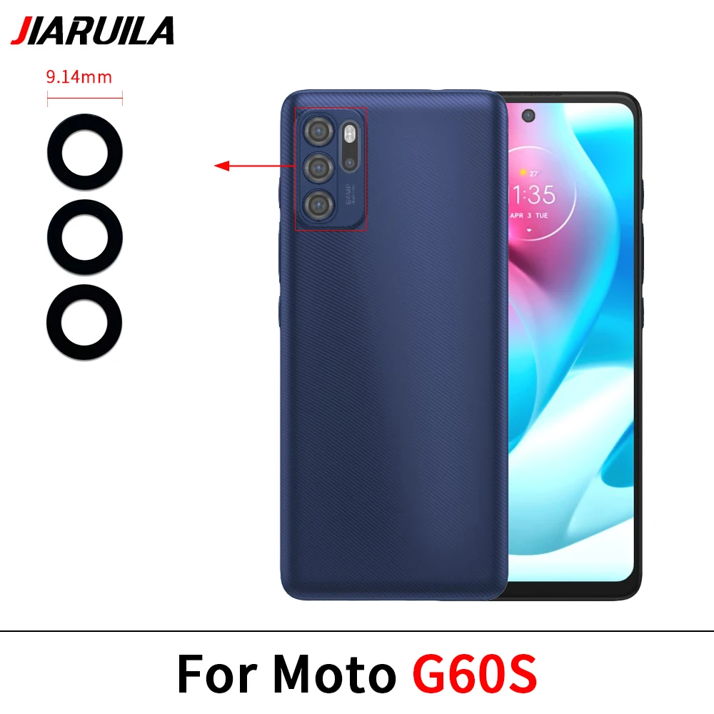 Premium Back Rear Camera Glass Lens with Adhesive for Easy Replacement and Repair