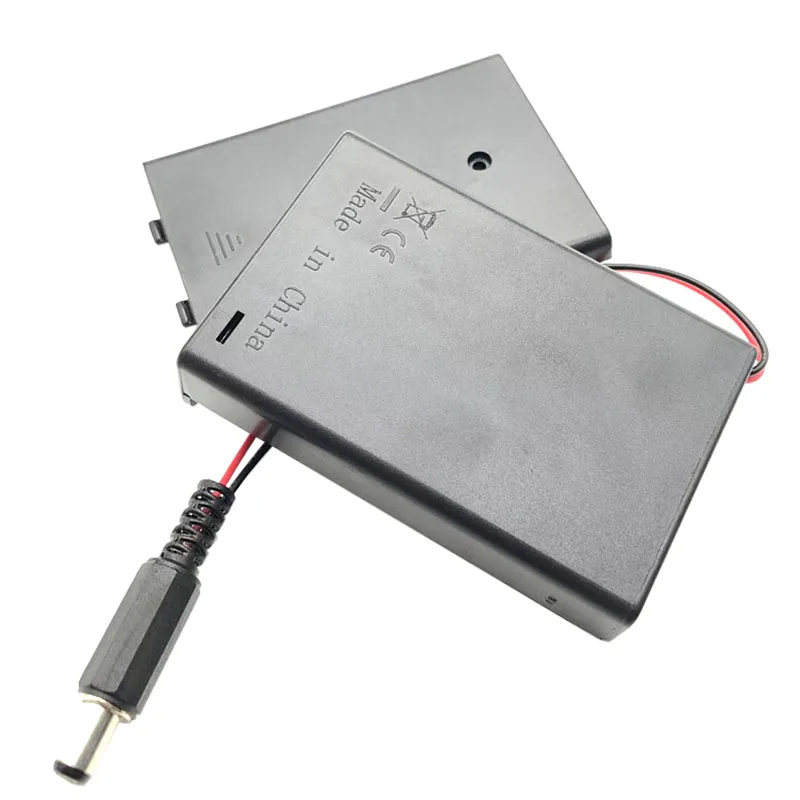 3 * AA DC power plug series with side switch and cover battery holder AA4.5V battery box