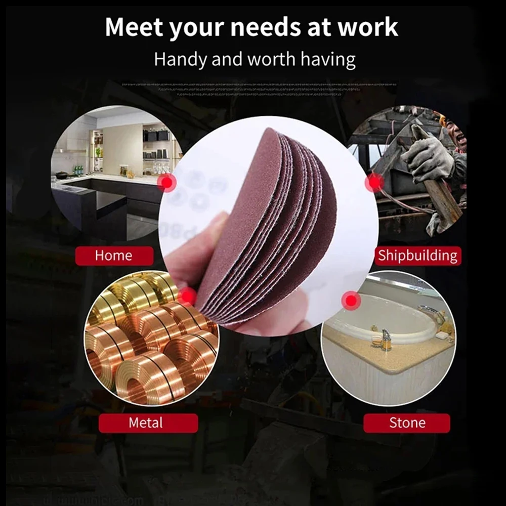 Mini Polisher Machine Sander with Sandpaper Pads Mini Sander DIY Benchtop Electric Polisher