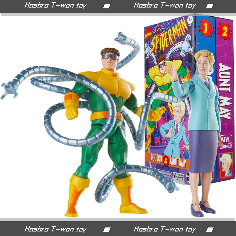 Marvel Legends Series Doctor Octopus & Aunt May 6-Inch Action