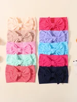 10/30pcs Autumn Knit Bow Headband Set for Baby Girls Infant Toddler Elastic Nylon Head Wraps Sweet Hair Accessories
