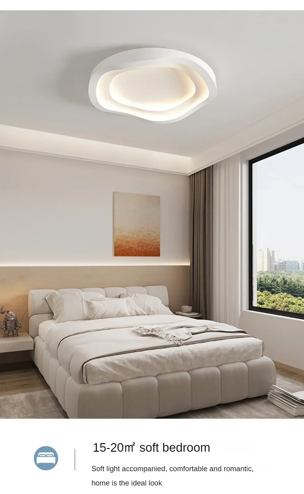 Minimalist White LED Ceiling Lamps S3a065b3a8619413884537b2166584108h