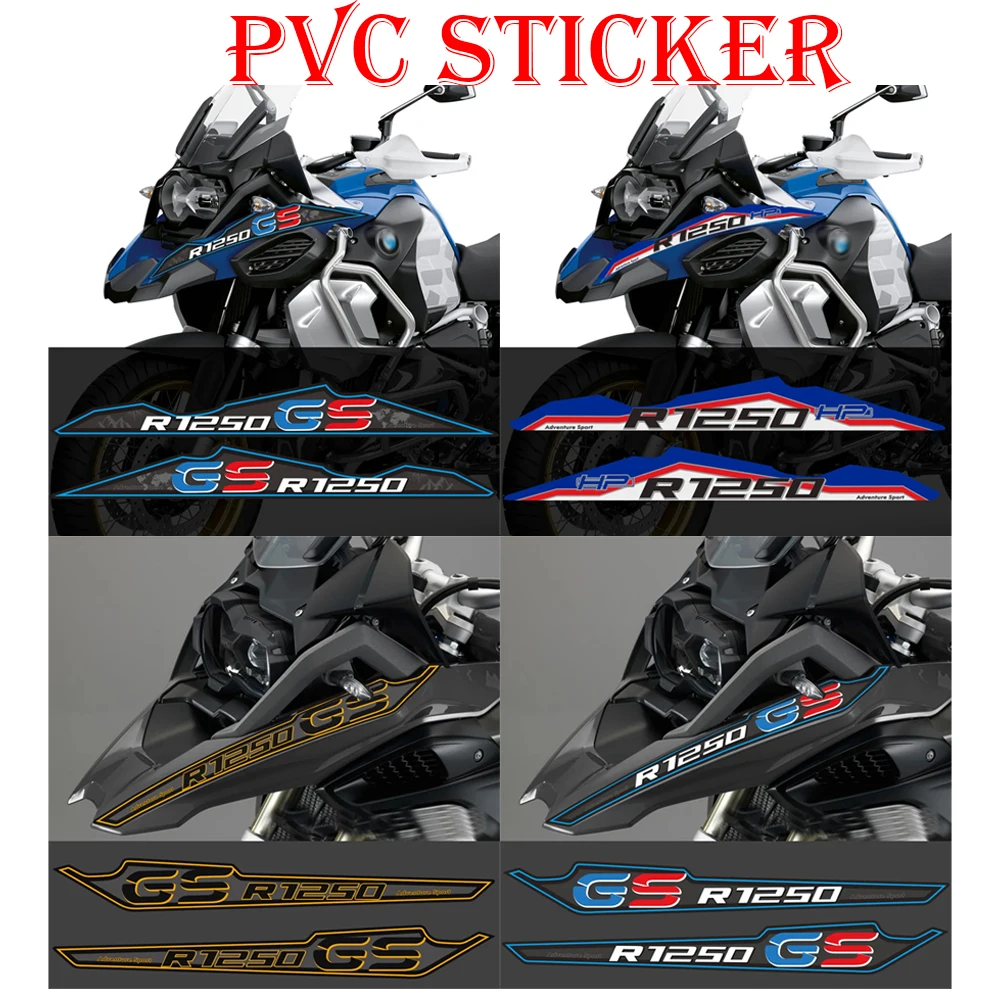 3D Decals For BMW R1250GS R1250 GS Bird beak Front Fender Extender Mudguard Stickers 2019 2020