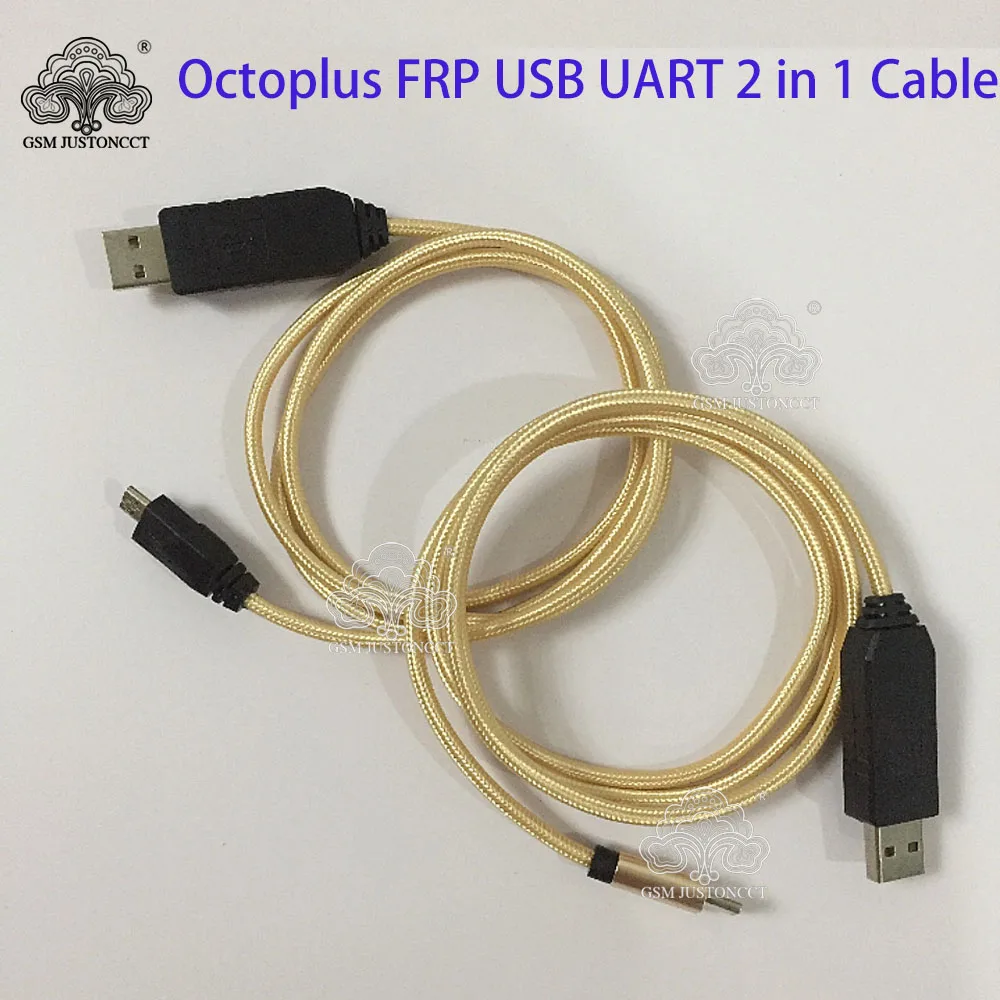 새로운 Octoplus FRP USB UART 2 in 1 케이블(마이크로 + 유형 c) FRP 동글용 EFT UART 케이블, 삼성용 EFT 동글