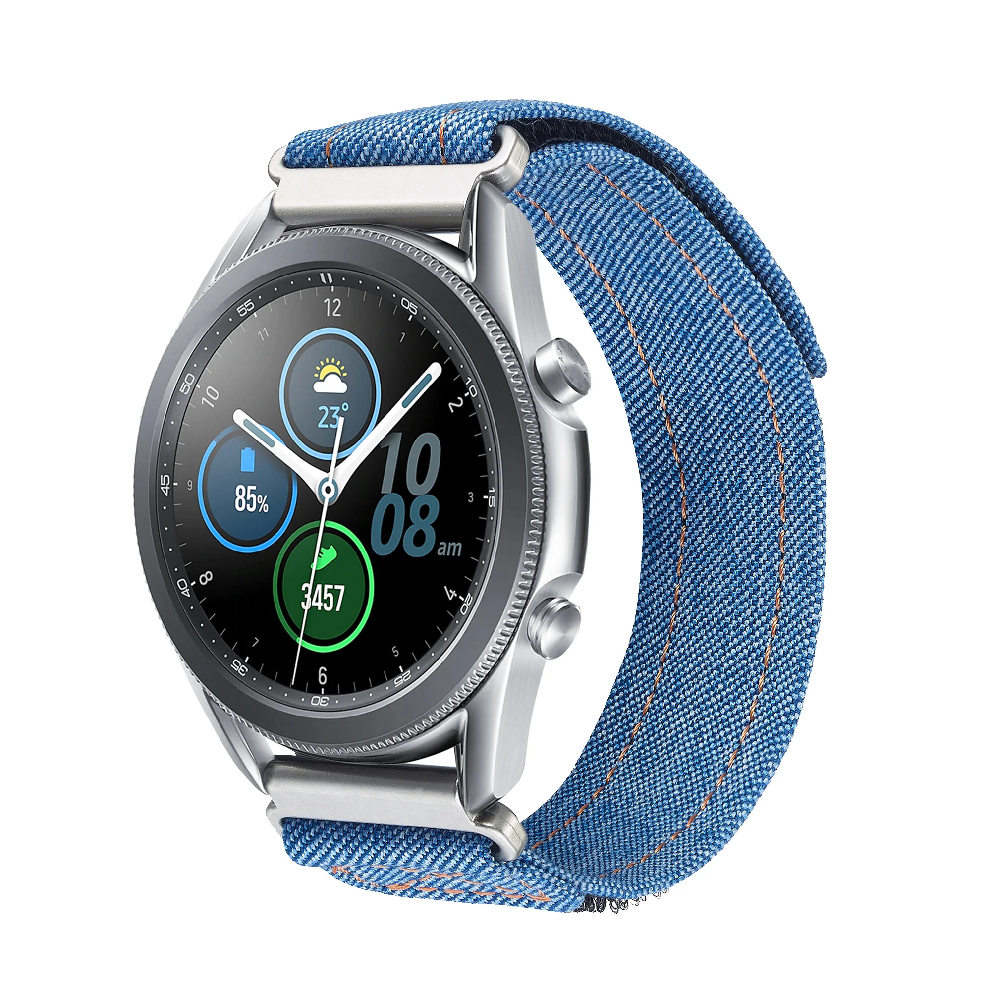 Denim Easy Fit Nylon Watch Strap - Versatile Sport Wristband
