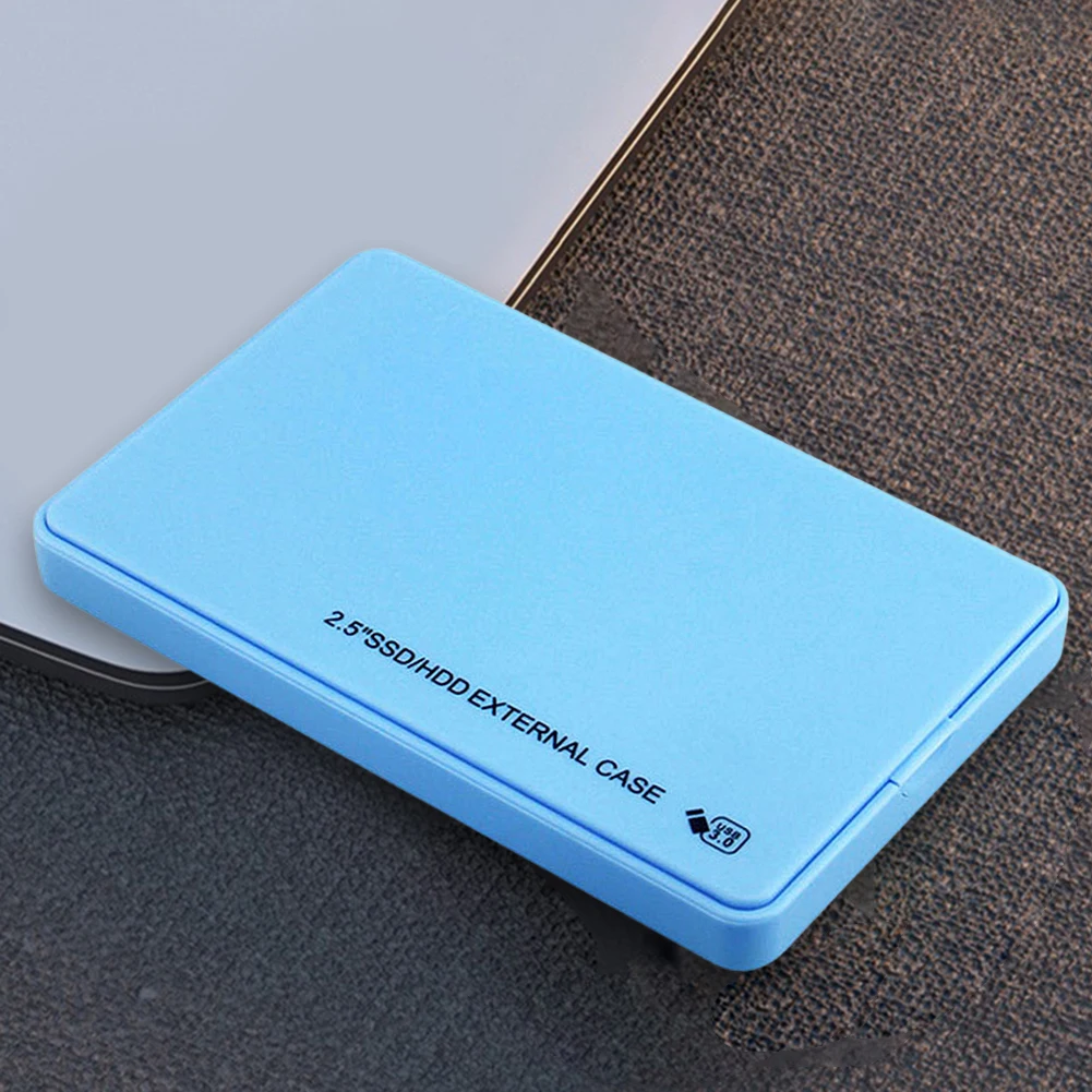 휴대용 솔리드 스테이트 드라이브 박스, SATA 모바일 하드 드라이브 케이스, USB3.0 외장 하드 디스크 드라이브 박스, 노트북 태블릿용, 6Gbps, 2.5 인치