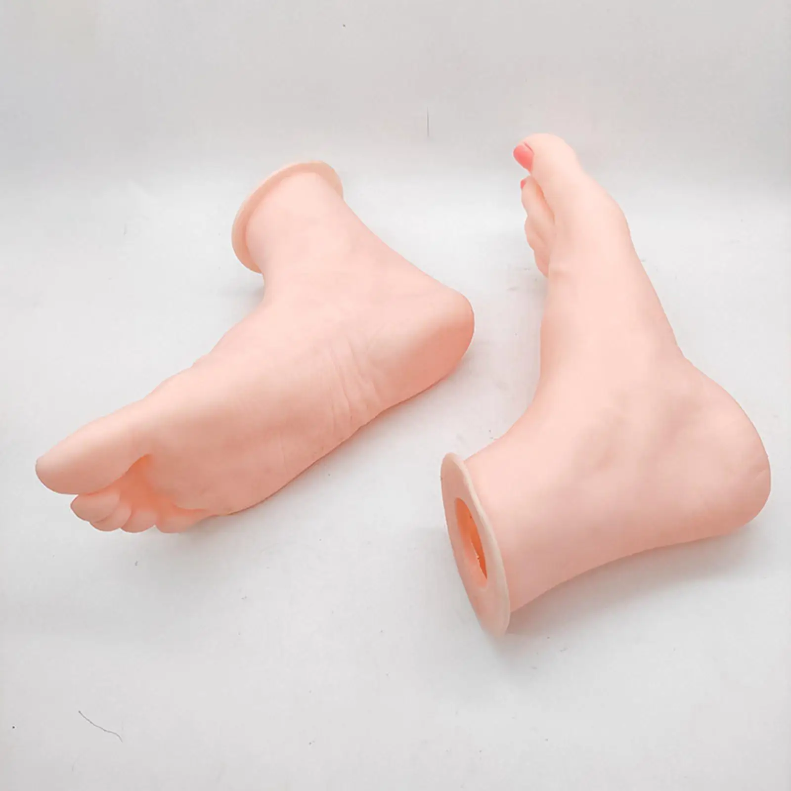 silicone Women Mannequin, Feet Display Foot Model Stand, Ankle Bracelet Shoes