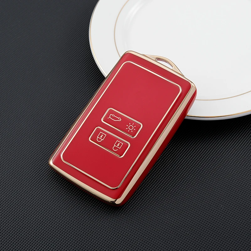 Car Key Cover Case Keychain For Renault Koleos Kadjar Captur Megane Talisman Espace Clio Zoe Scenic 4 Arkana Dacia Sandero Key Case Key Case Cover