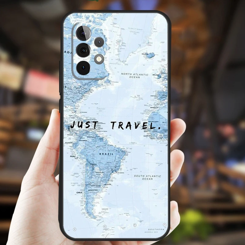 World Map Travel Phone Case – Stylish and Durable Design