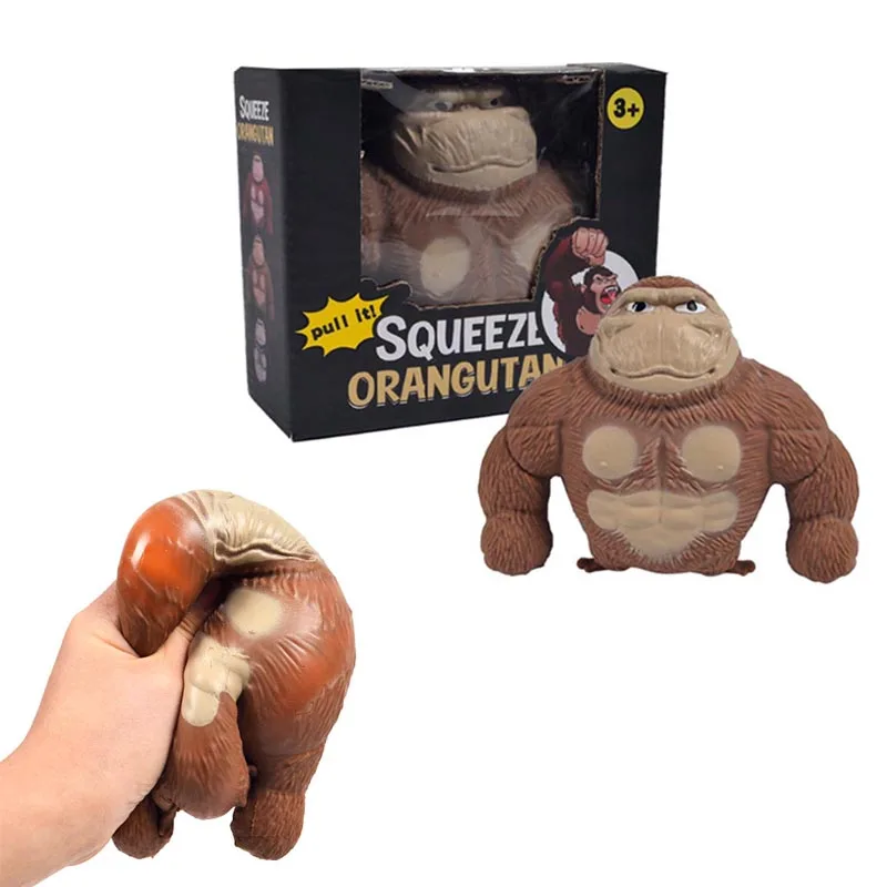 

Игрушки для снятия стресса, фиджет-игрушки, стрейчевая игрушка Gorilla Pinch, сжимаемые игрушки, декомпрессионная игрушка Gorilla Vent, декомпрессионная игрушка