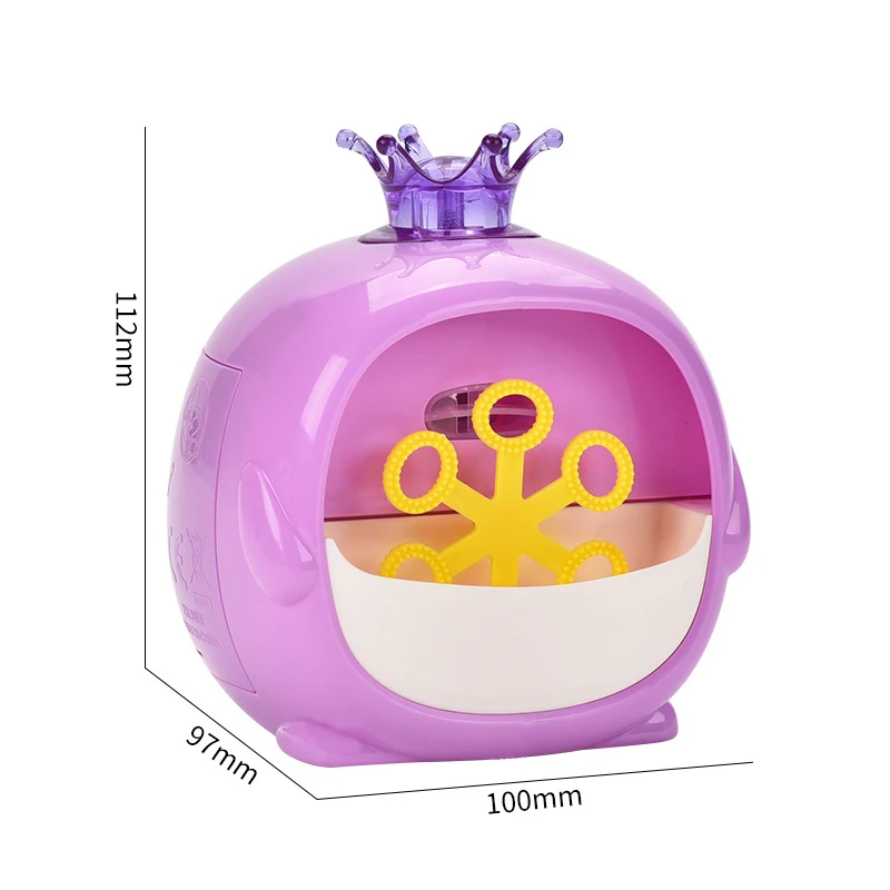 Hot Funny Bubble Machin Cartoon Dinosaur Frog Animal Magic Soap Water Bubble Blower Handheld Christmas Gifts for Kids Boys Girls 6