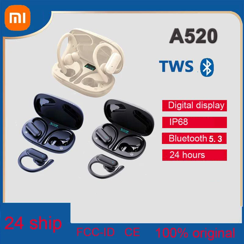 Xiaomi A520 Control táctil Bluetooth 5,3 estéreo HiFI auriculares impermeables TWS auriculares deportivos inalámbricos con micrófono - Imagen 2