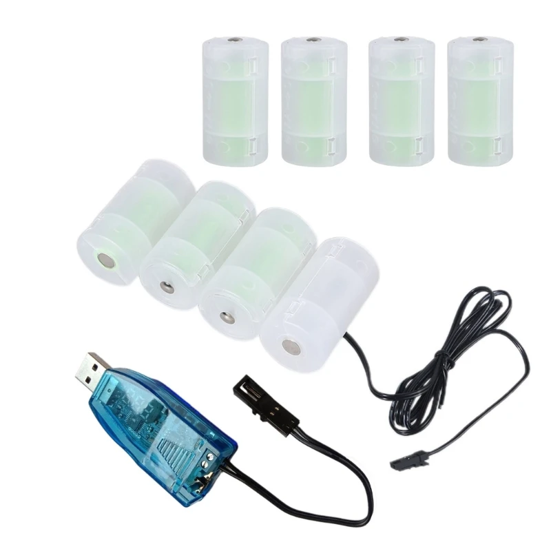 

USB 5V to 1V-24V D Size for Clocks Lamp Flashlight Toy 1m