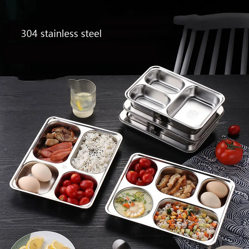 Double Box Microwaveable Stainless Steel Lunch Box - Microwaveable/Divided  Dinner Plate - Shop LiFE RiCH Lunch Boxes - Pinkoi