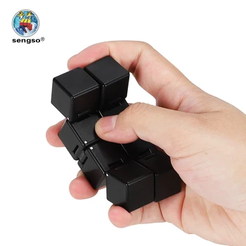 SENGSO Infinity Cube,Fidget Cube New Version Fidget Finger Toys  for Stress and Anxiety Relief/ADHD, Ultra Durable Sensory Gifts 1