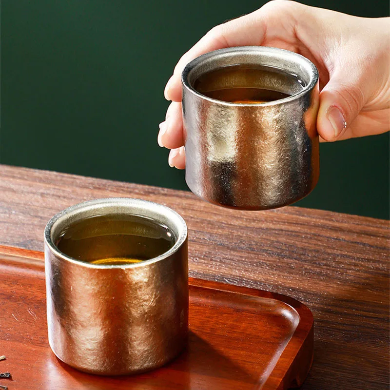 100ml Double-Layer Titanium Insulated Mug - Anti-Scalding, Antibacterial, Fresh-Keeping