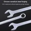 Combination Ratchet Wrench Set Chrome Vanadium Steel Spanner with Bag Multitool Hand Tools Wrench Set Car Repair Tools 5