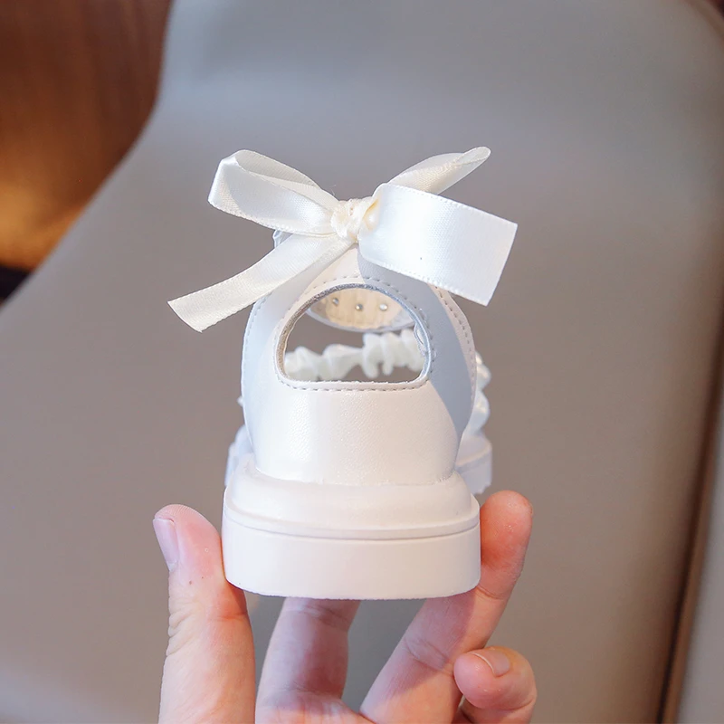 Girls Non Slip Summer Sandals Beige Black High Top Beach Shoes