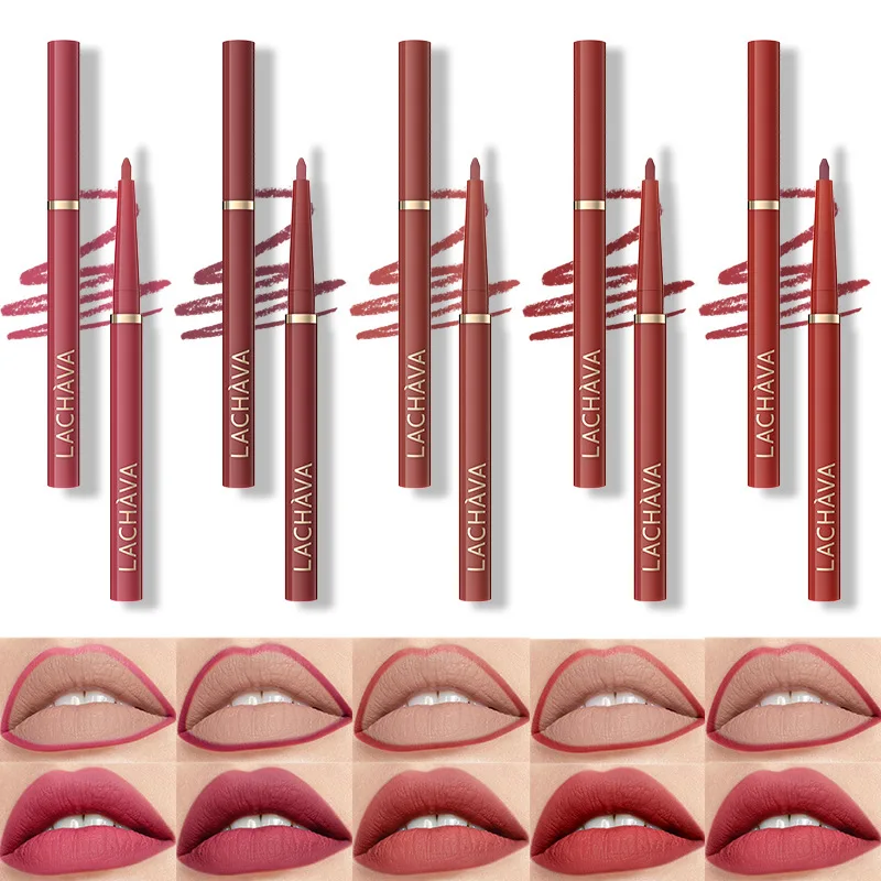 Adult matte lipliner, high pigment lipstick pen, waterproof, durable, easy to apply formula, multi-color options 3