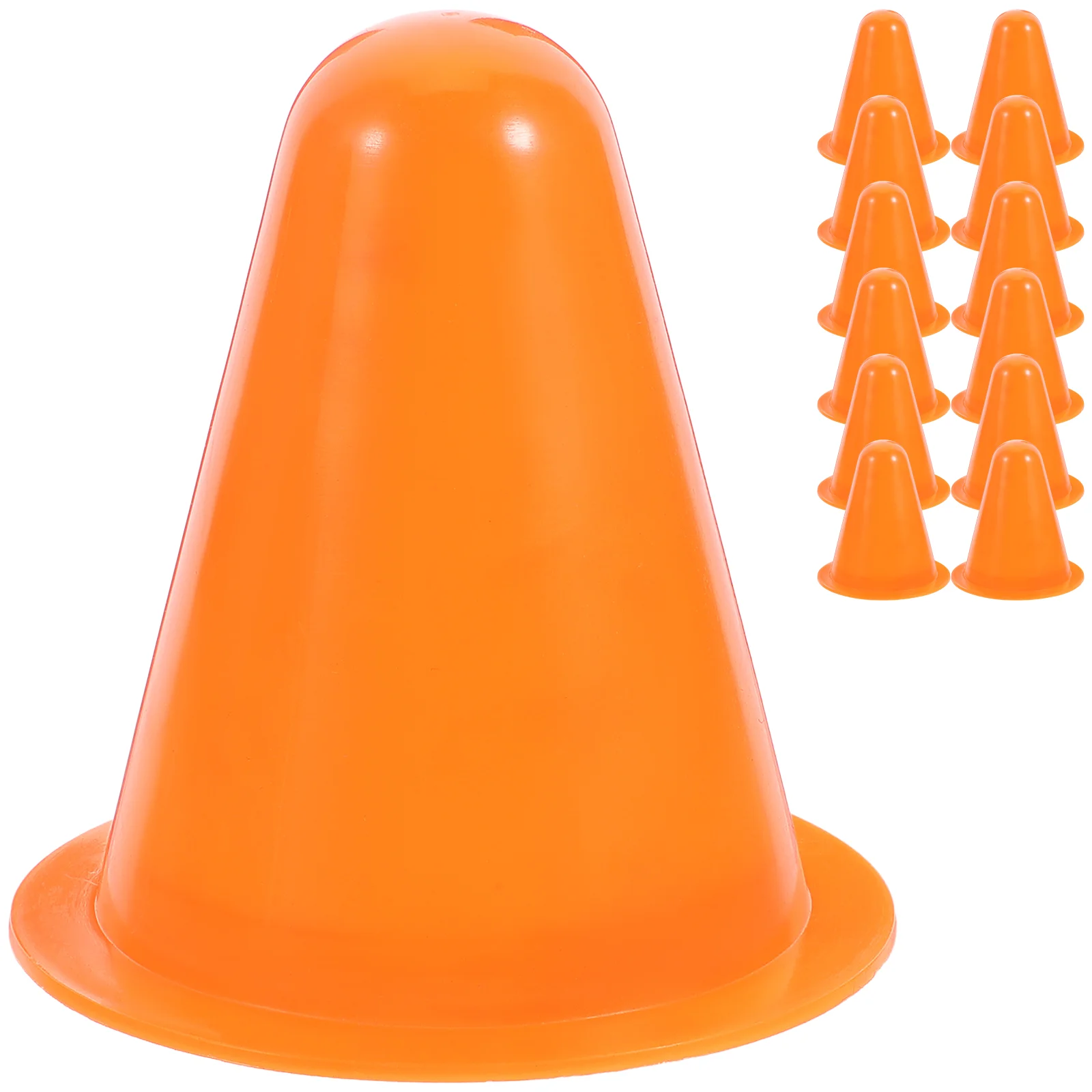 20 Pcs Roller Skating Pile Skates Training Prop Sign Stakes Indoor Plastic Cones Soccer