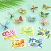 10 Pc /pack 3D Insect Puzzle DIY Dinosaur Tank Handmade Puzzle Children's Toys Kindergarten Gift Kids Present 2