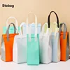 StoBag 25pcs Non-woven Insulation Tote Bags Delivery Fabric Portable Food Cake Drinks Packaging Keep Warm Cold Reusable Pouches 1