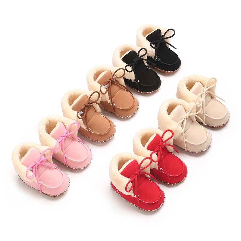 0-18M Boots For Newborn Baby Girl Snow Boots Winter Thermal Shoes Plush Ankle Boots Winter Baby Boys And Girls Thermal Shoes S3a078e01befd4140a3f02fa7d55bedeeg