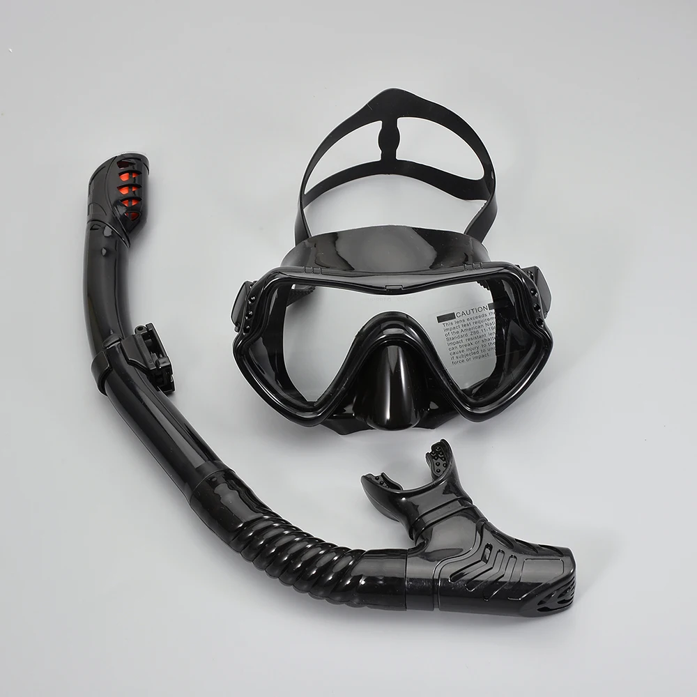 

Diving Mirror Breathing Tube Set Men and Women Adult Large Frame Silicone Face Mirror Swimming Submarine Mask Diving Glasses