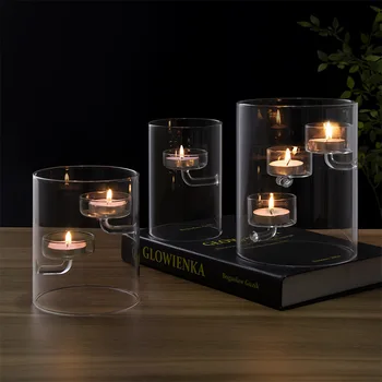 Hurricane Glass Candle Holder 1