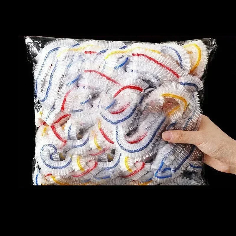 100PCS Copertura per alimenti colorata Frigorifero Sacchetti per la conservazione della freschezza Sacchetto per imballaggio per uso alimentare Riutilizzabile Cucina Pellicola trasparente Involucro trasparente