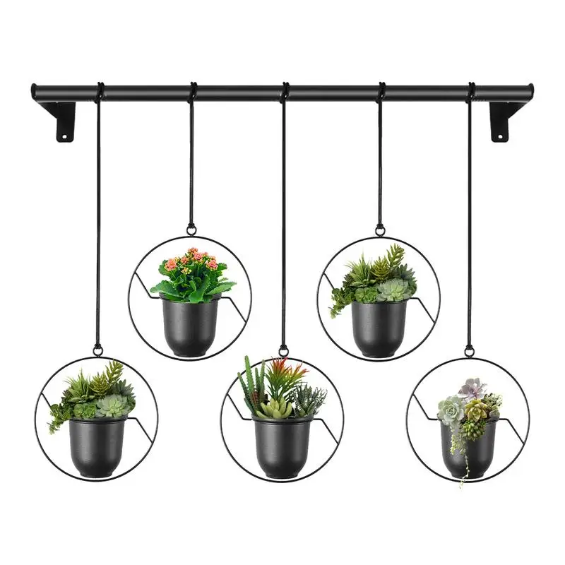 

Hangings Planters For Indoor Plants 5pcs Hangings Flower Planter Containers Modern Adjustable Ceiling Plant Hanger Indoor For