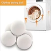 Wool Dryer Balls Reusable Natural Fabric Softener Laundry Washing Machine Accessories Home Washing 4/5/6cm Fleece Dryer Balls 6