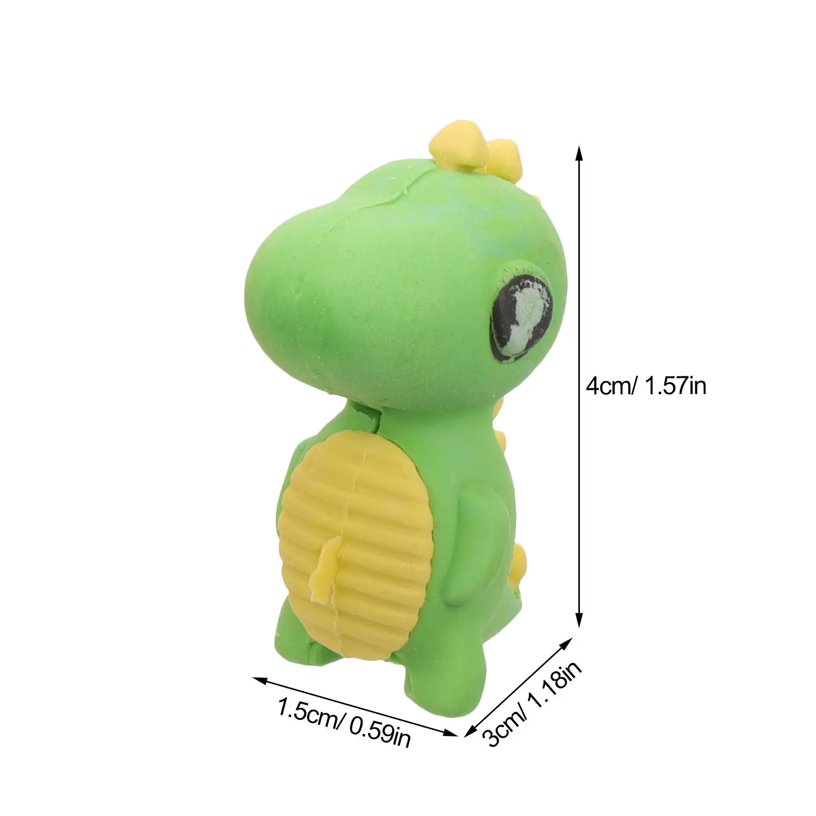 15Pcs 미니 기린 지우개 지우개 다채로운 지우개 세트 훌륭한 솜씨 퇴색 방지 지우개 선물 가방 스터퍼스 학교