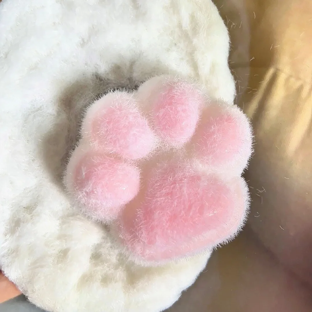 Mochi Taba Squishy NEW Fidget Toy Mini Kawaii Plush Cat Paw Silicone Small Cat Paw Cute Pink Cat Foot 5