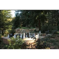 Giant Oversized Chess Set – 25" King, Premium Black & White Outdoor Pieces, Complete Game Set USA - Image 2