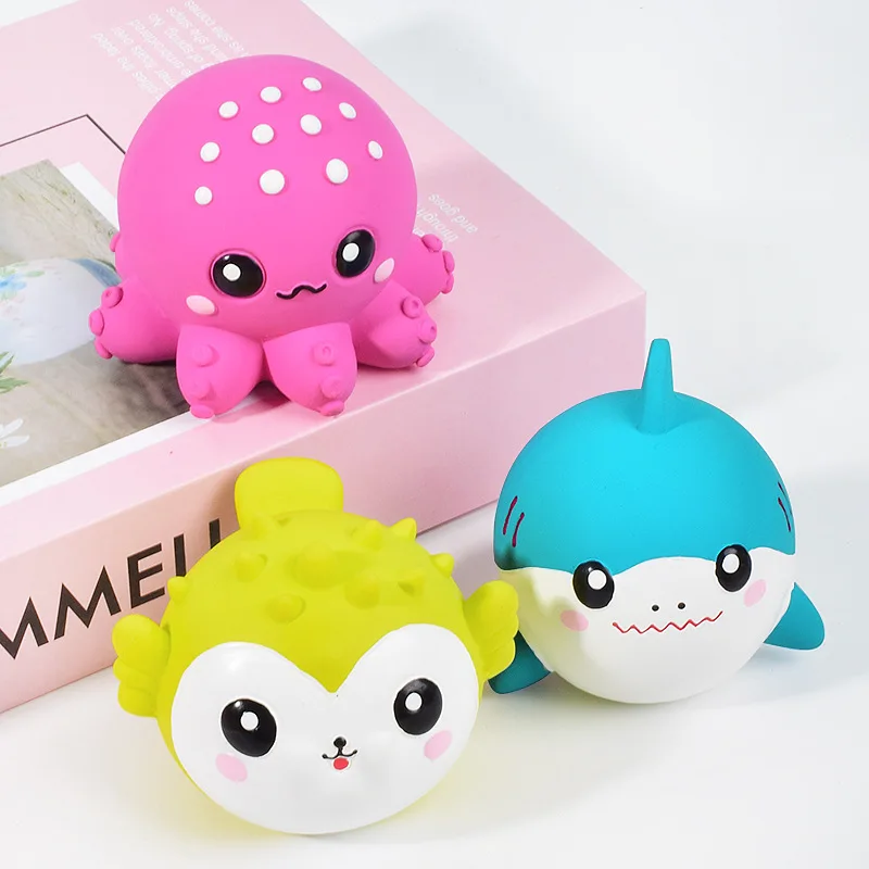 SqueakyToys For Small Dogs Marine animals Puppy Balls Teething Toys Pet Toys Fun For Indoor Puppies And Dogs Chewing And Playing SqueakyToys For Small Dogs Marine animals Puppy Balls Teething Toys Pet Toys Fun For Indoor Puppies And Dogs Chewing And Playing