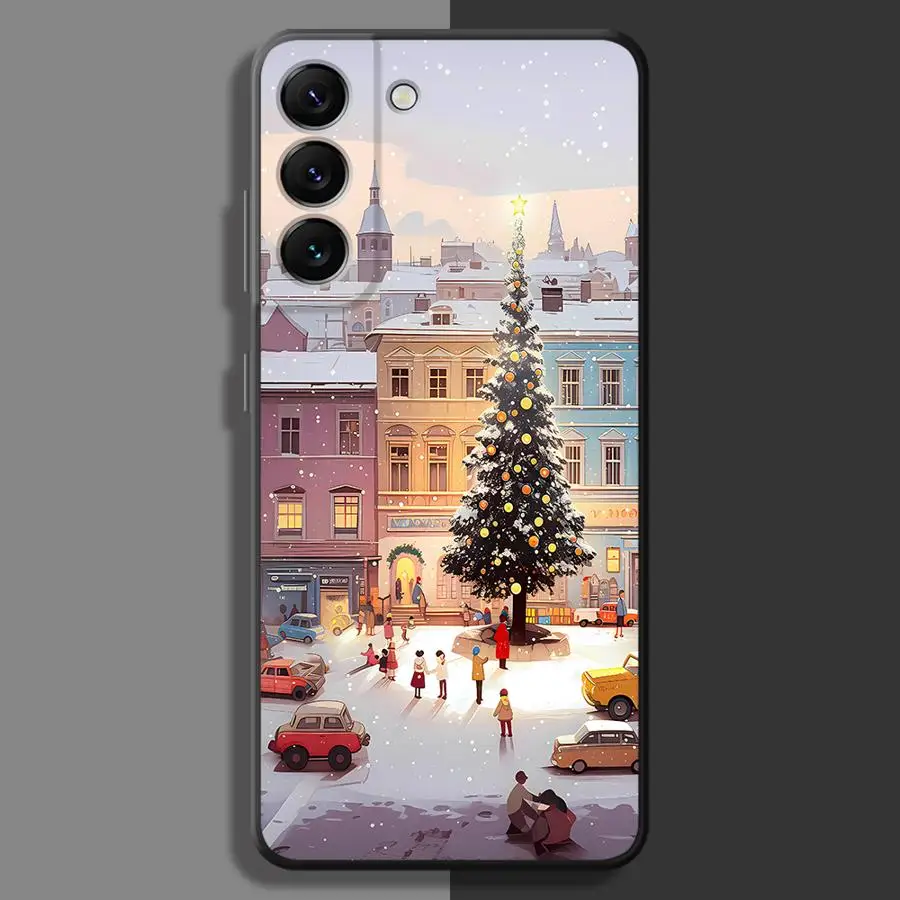 Christmas Town Festive Phone Case - Holiday-Themed Protective Cover