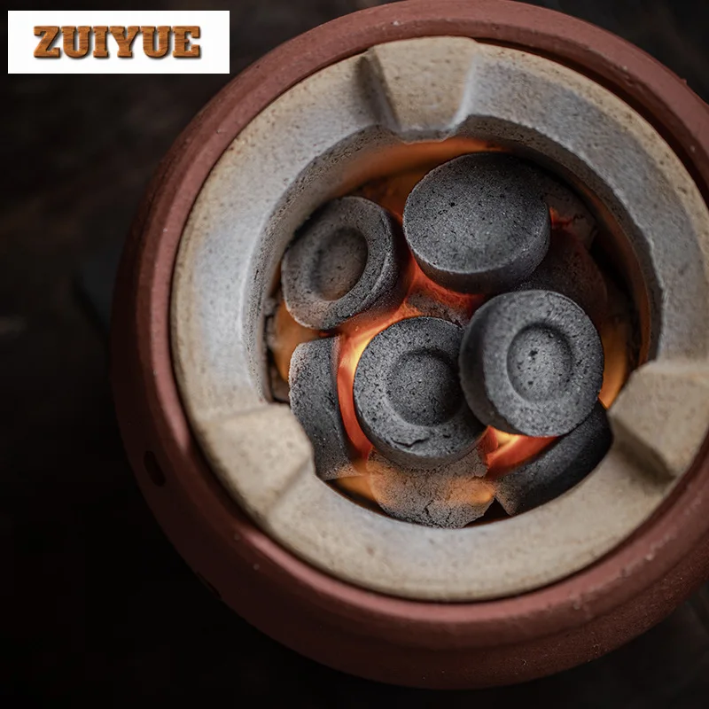 Japanese Clay Stove Tea Warmer Charcoal Fire Base Teapot Warmer Luxury Coffee Heater Tea Stove Kettle Stand Teaware Ornament