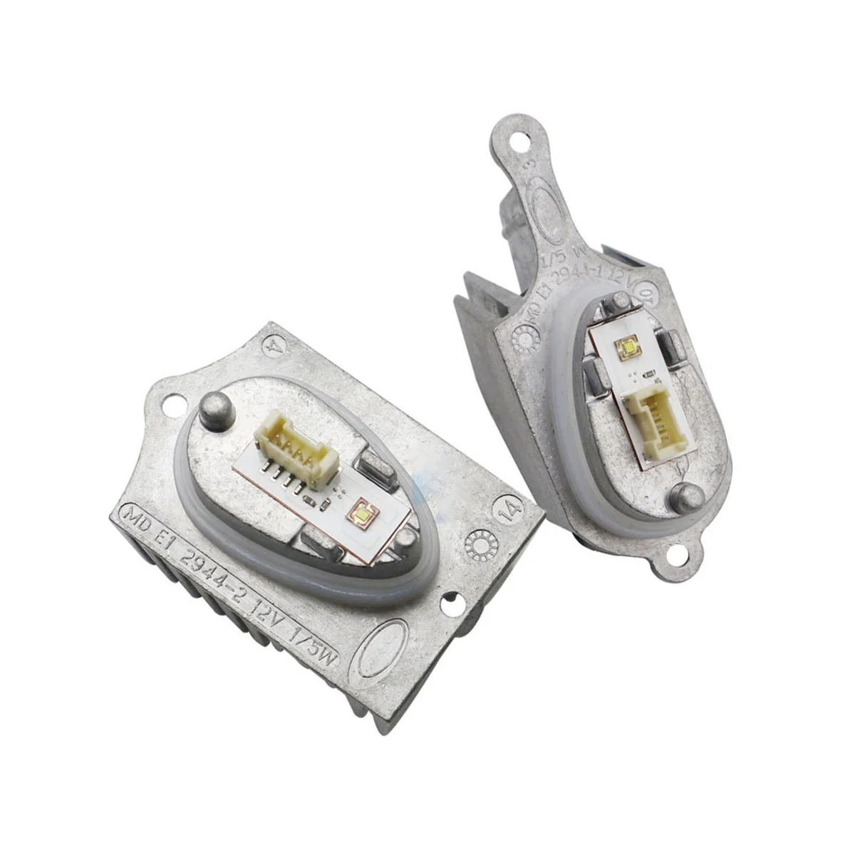 2Pcs 8X0998475 LED Headlight Module Control Unit LED Heat Sink Repair