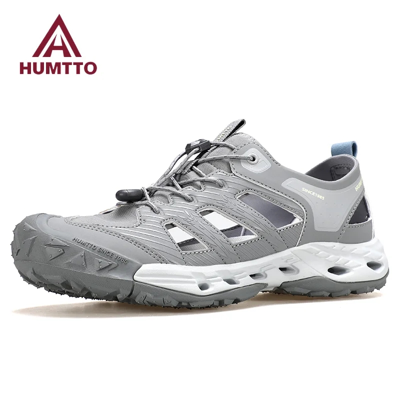 Summer Wading Shoes Breathable Mens Hiking Sandals Outdoor Water Beach Sandals Fishing Climbing Man Sneakers HUMTTO