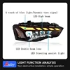 مصابيح إشارة DRL أمامية LED ، ملحقات ترقية التجميع الأمامي ، تصميم RS5 للسيارة ، Audi A5 DRL بدوره-من ، زوج واحد