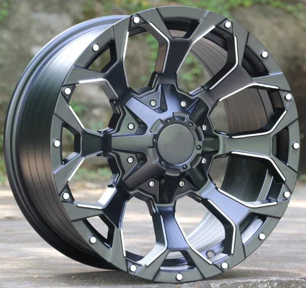 

Hot sale 16 17 18 20 inch black off-road wheelsForging customization