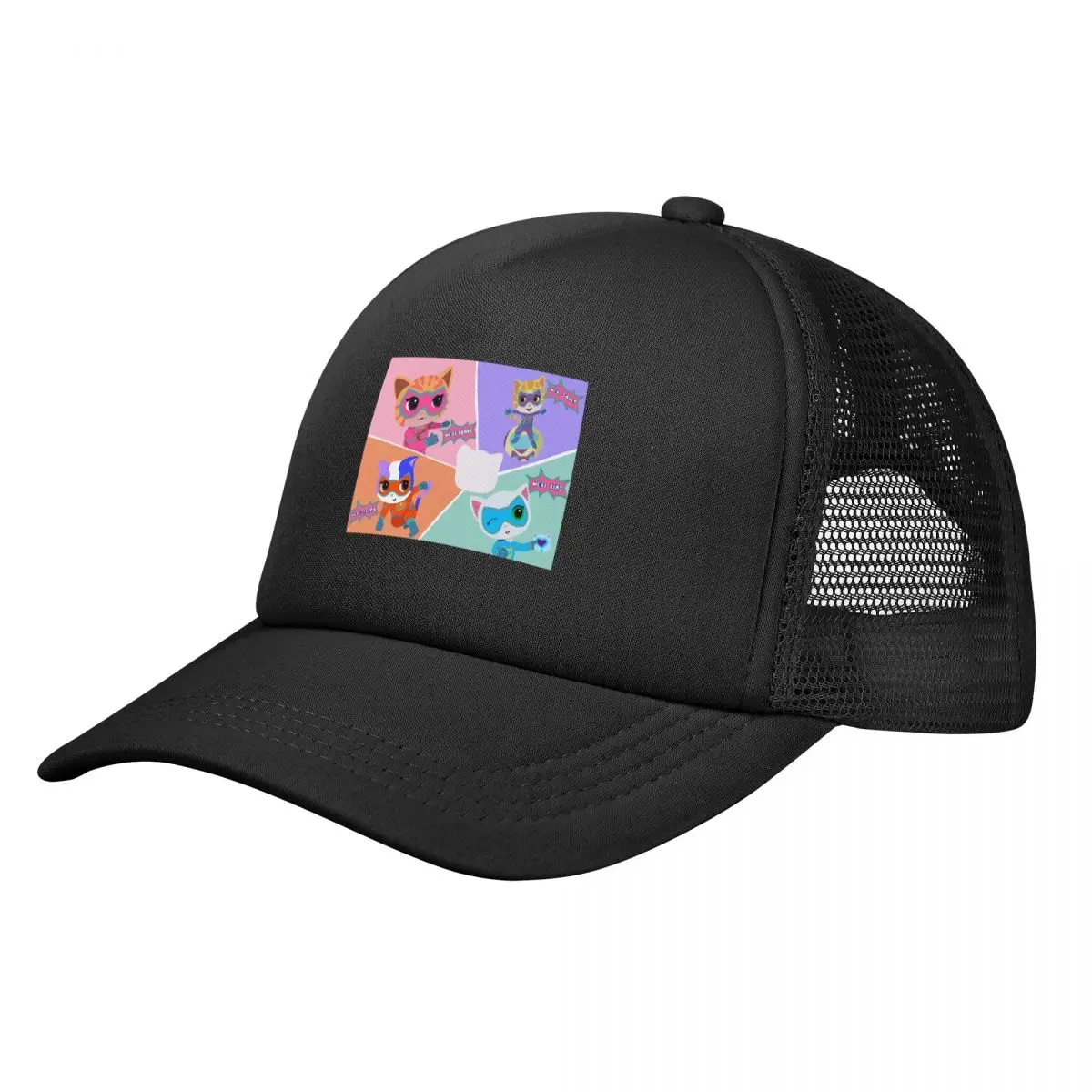 

Superkitties Baseball Cap Trucker Cap birthday Snapback Cap Fluffy Hat Female Men's