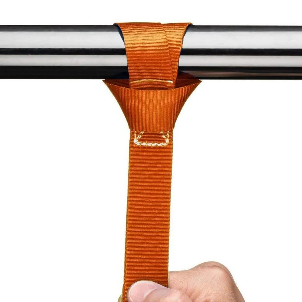 2PCS Car Motorcycle Packing Tie Downs Loop Strap Trunk Cargo Luggage Fixed Durable Mutipurpose Nylon Soft Straps Universal